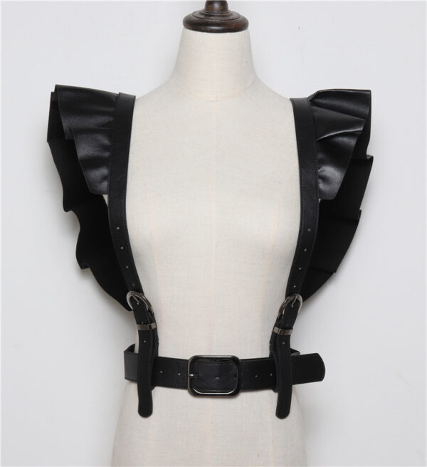 Nightclub Shoulder Lace PU Decorative Belt Strap