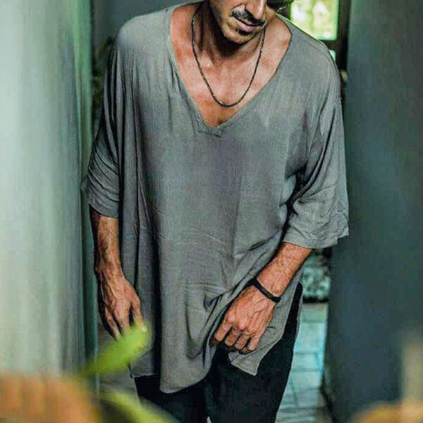 Oversized Simplicity Individual Short-sleeved T-shirt - Image 7
