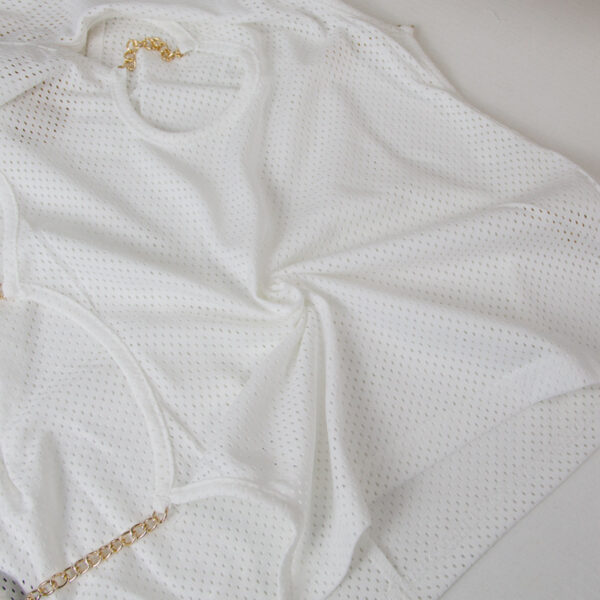 Mesh Neck Halter with Cutout Design - Image 5