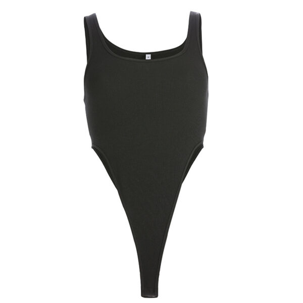 Hot Girl Midriff Outfit Jumpsuit, Solid Colour - Image 4