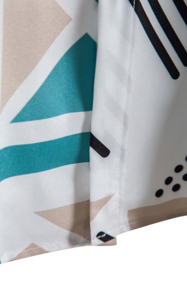 Casual 3D Digital Printing Short Sleeve Shirt - Image 4