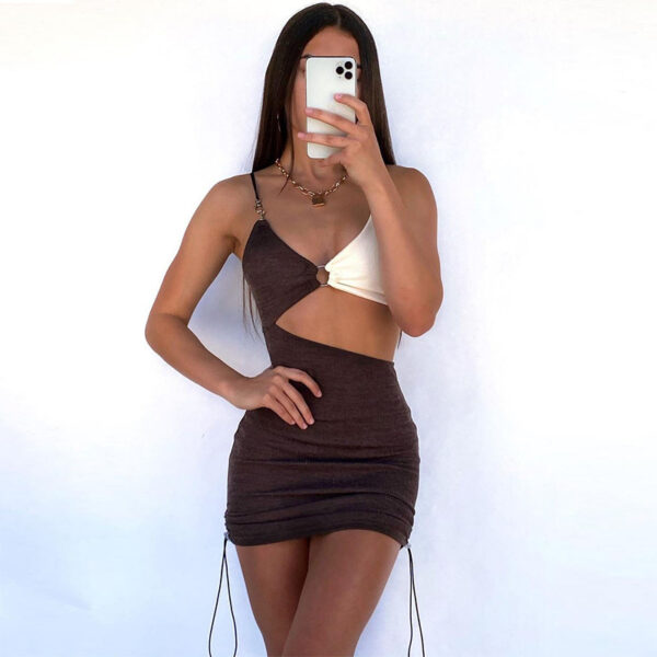 Color Block Straps Sundress - Image 2