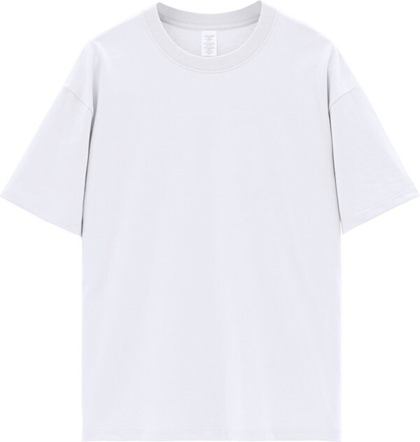 Round Neck Solid Color Short Sleeve - Image 2