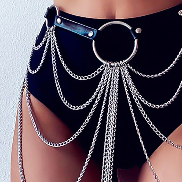 Multi-layer Belt Metal Chain Decoration Tassel Waist Chain Jewelry - Image 2