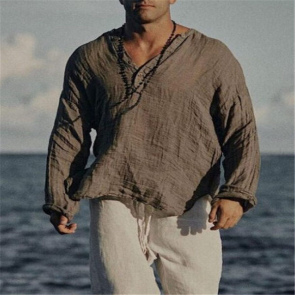 Summer Loose Cotton Linen Casual Shirt