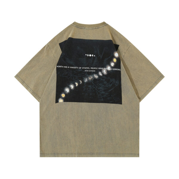 Retro Street Plate Letter Men's Short Sleeve - Image 3