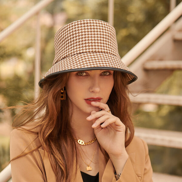 Cloth Female Bucket British Fashion Fisherman Hat - Image 4