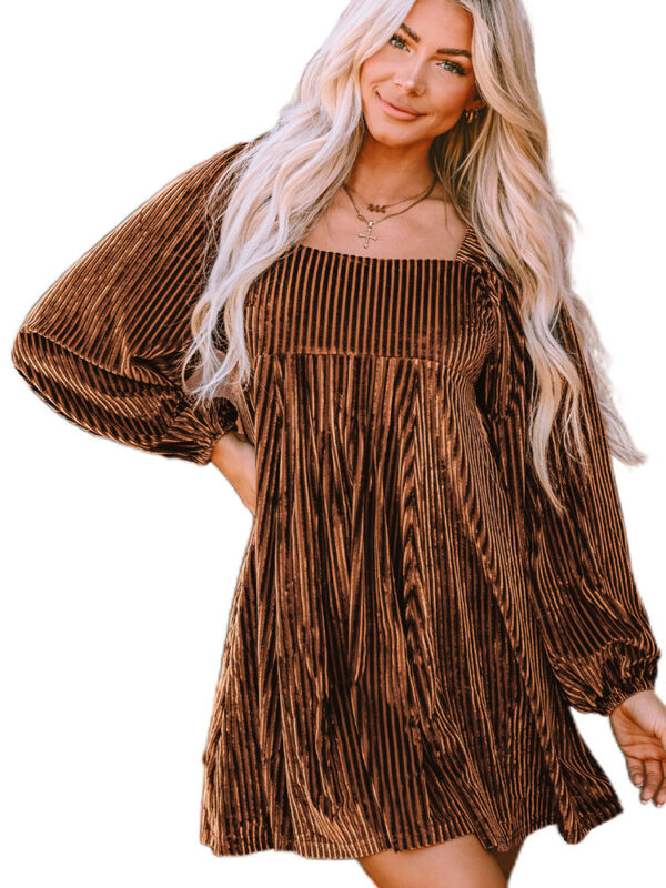 Loose Long Sleeve Dress - Image 4