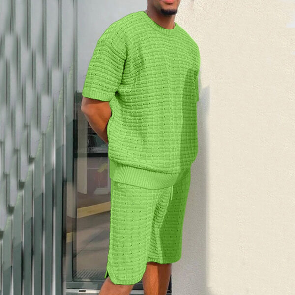 Short Sleeve Shorts Men's Suits - Image 3