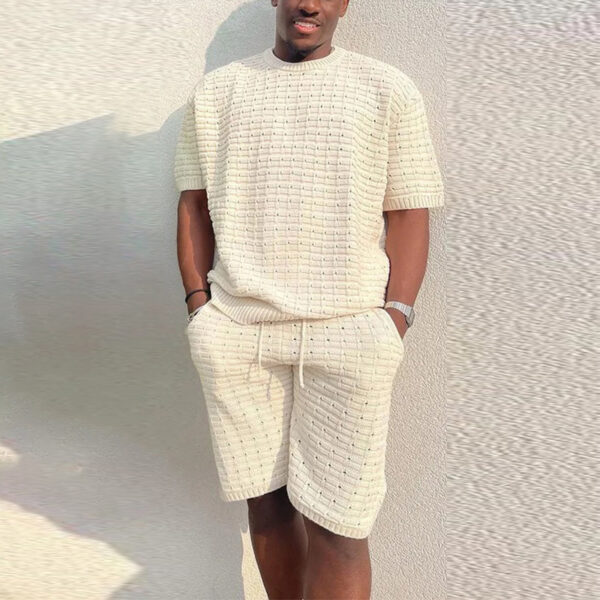 Short Sleeve Shorts Men's Suits - Image 10