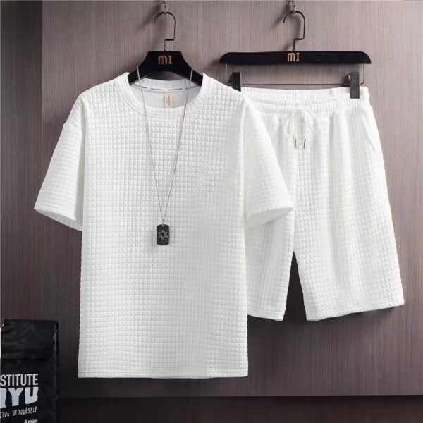 Summer Half Sleeves T-shirt Shorts New Two-piece Suit