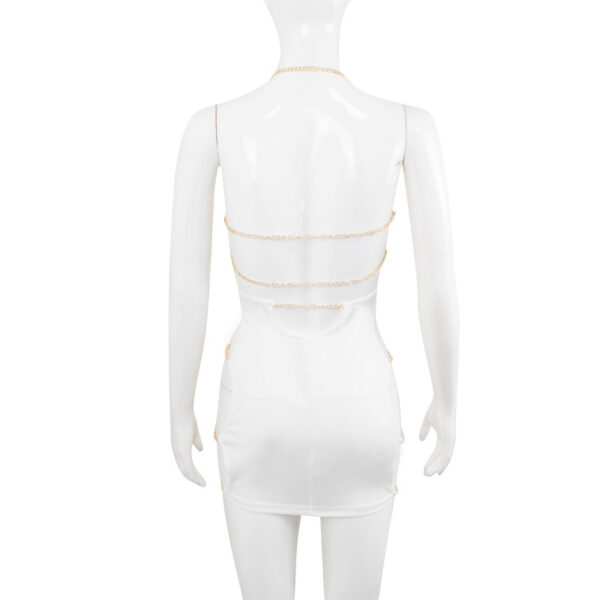 Mesh Neck Halter with Cutout Design - Image 4