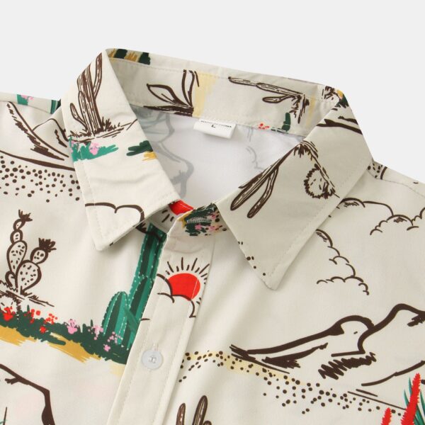 Fashion Casual Shirt Short Sleeve - Image 3