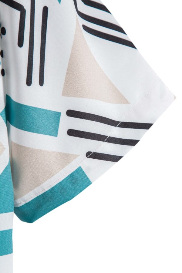 Casual 3D Digital Printing Short Sleeve Shirt - Image 6