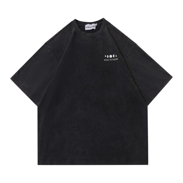 Retro Street Plate Letter Men's Short Sleeve - Image 2