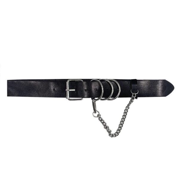 Nightclub Shoulder Lace PU Decorative Belt Strap - Image 3