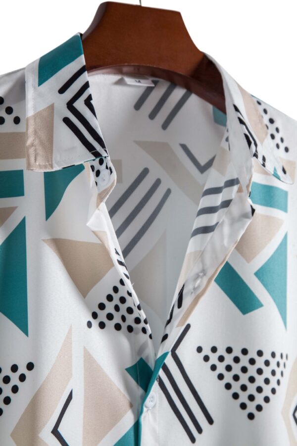 Casual 3D Digital Printing Short Sleeve Shirt - Image 7