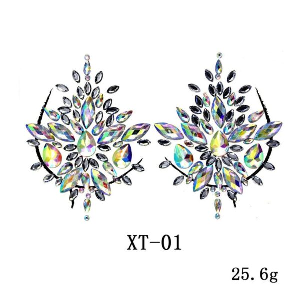 Crystal Adhesive Nipple Pasties - Image 3