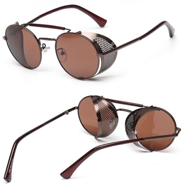 Light brown Retro-Punk Sunglasses