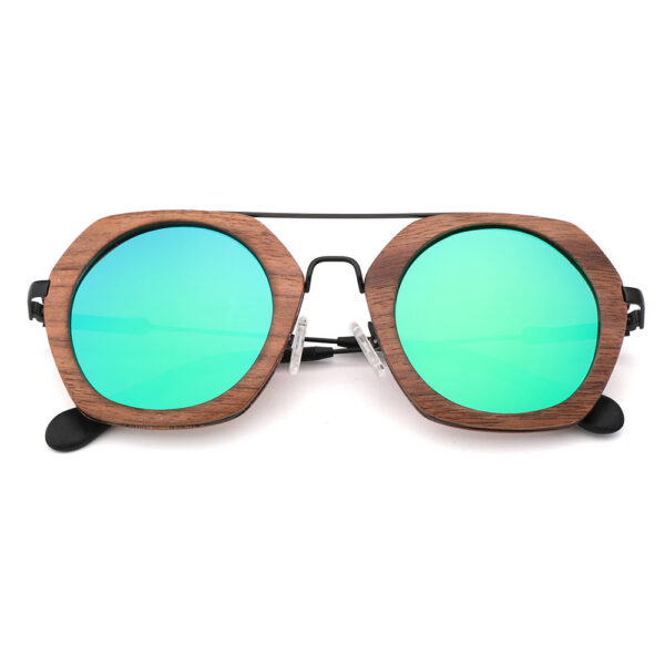 Polarized Bamboo and Wood Riding Glasses - Image 3