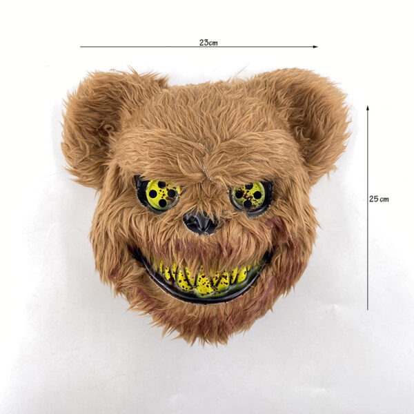 Horror Thriller Bloody Bear EL Luminous Music Festival Mask - Image 8
