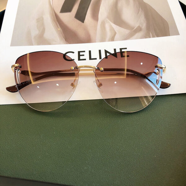 Small Frame Anti Ultraviolet Sunglasses - Image 2
