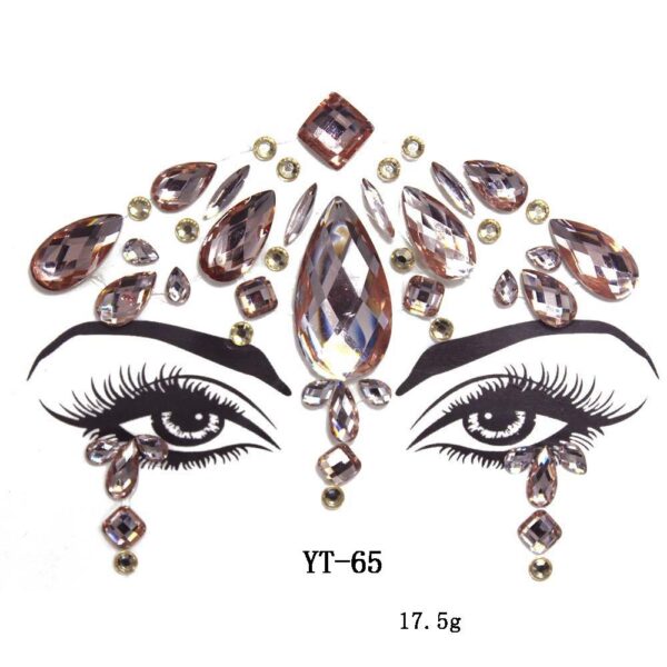 Natural Resin Tattoo Stickers Masquerade Party - Image 10