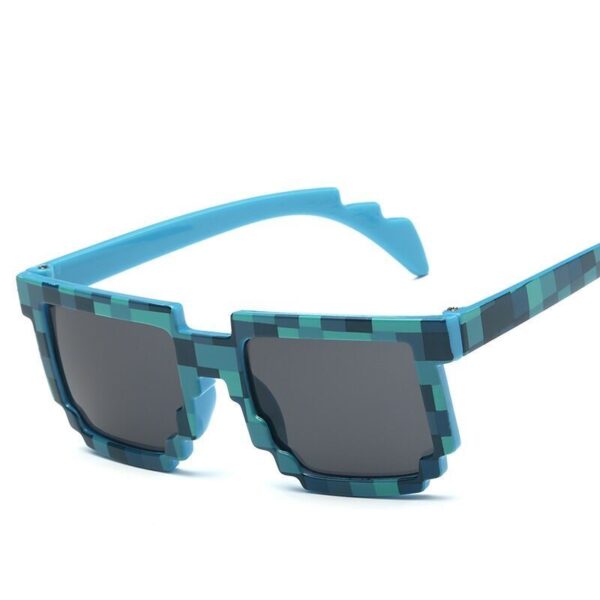 Personalized Color Plaid Sunglasses Trendy  Fashion - Image 5