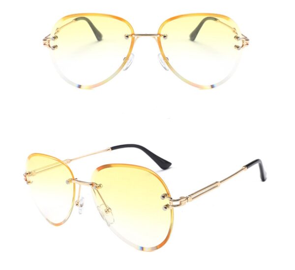 foreign trade rimless Sunglasses - Image 6
