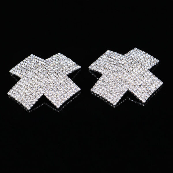Water Droplet Tassel Circular Chest Nipple Patch - Image 7