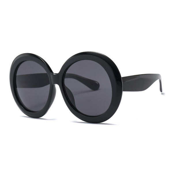 Stylish Round Large Frame Sunglasses - Image 6