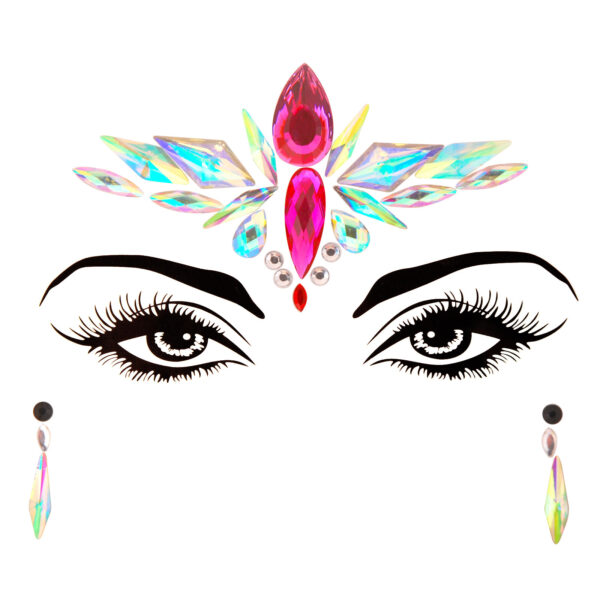 Resin Carnival Drill Sticker Masquerade Face Decoration - Image 6
