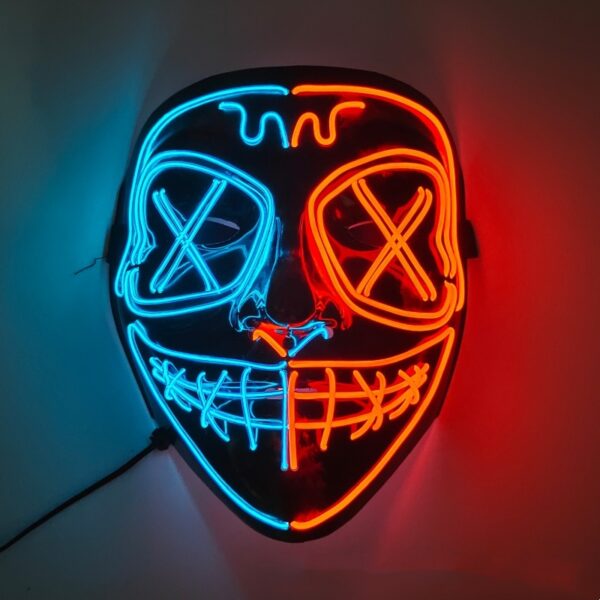 EL Horror Full Face Glow Mask - Image 3