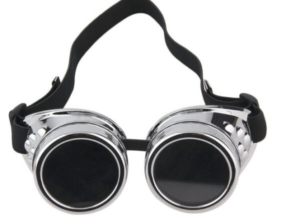 Silver Rave Goggles Classic Style