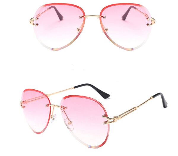 foreign trade rimless Sunglasses - Image 4