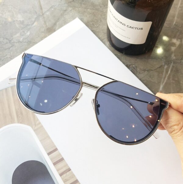 Cut Edge Half Frame Sunglasses - Image 3