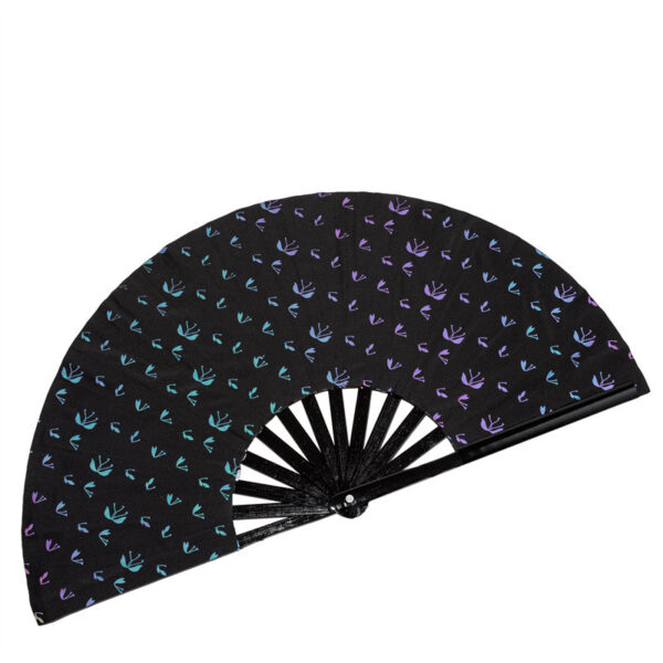 Reflective Cloth Bamboo Fan Cool Reflective Fan - Image 4