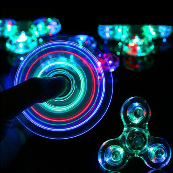 Glow-in-the-Dark LED Light Fidget Spinner