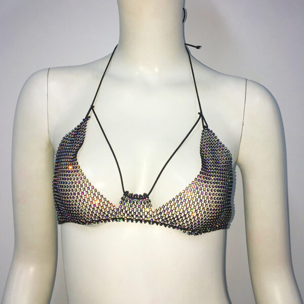 Rave Outfit Rhinestone Spaghetti Style - Image 5