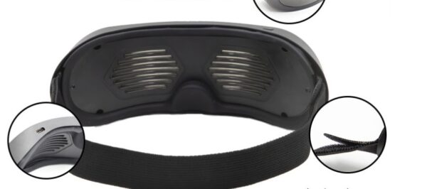 LED Dynamic Blinds APP Bluetooth Luminous Glasses - Image 4