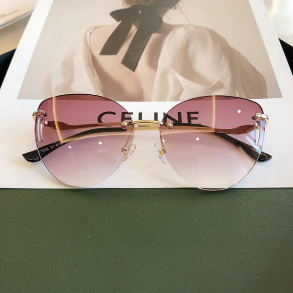 Small Frame Anti Ultraviolet Sunglasses - Image 5