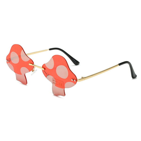 Mushroom Rimless Sunglasses - Image 3