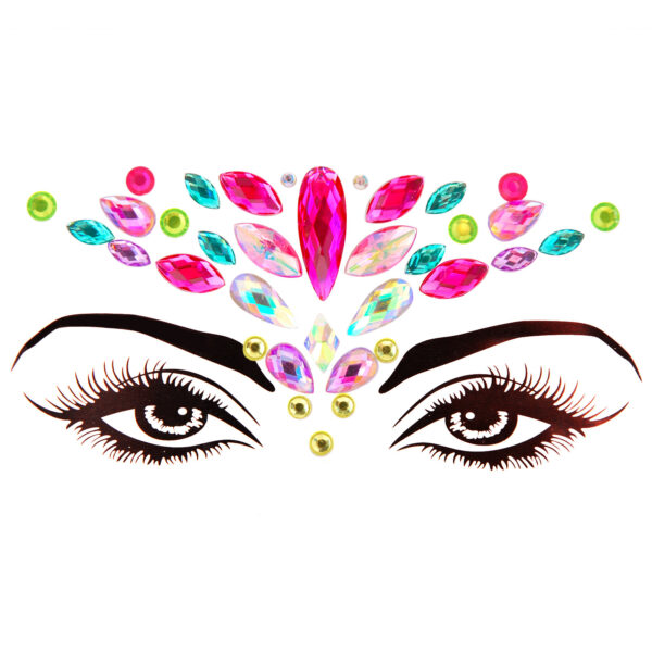 Resin Carnival Drill Sticker Masquerade Face Decoration - Image 5