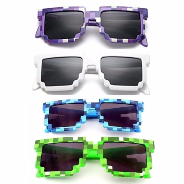 Personalized Color Plaid Sunglasses Trendy  Fashion - Image 3
