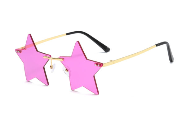 Rimless Start Shape Sunglasses - Image 3