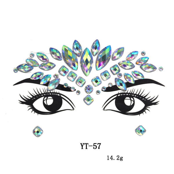 Natural Resin Tattoo Stickers Masquerade Party - Image 5