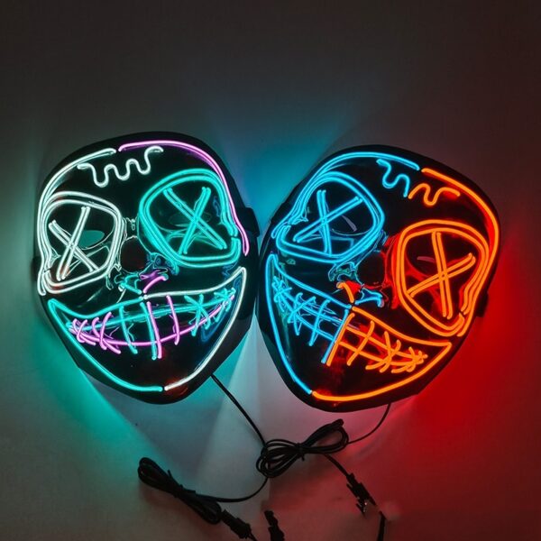 EL Horror Full Face Glow Mask - Image 10