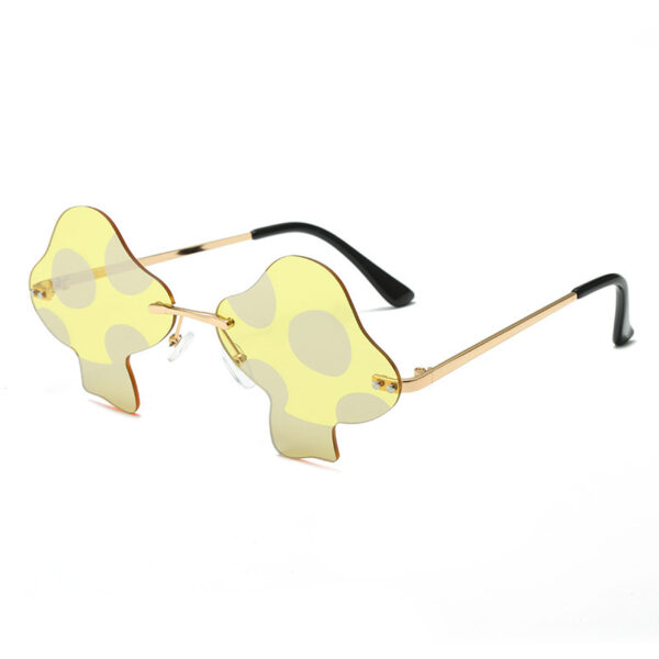 Mushroom Rimless Sunglasses - Image 4