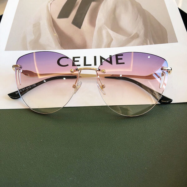 Small Frame Anti Ultraviolet Sunglasses - Image 3