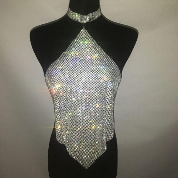 Off Shoulder Body Chain Festival Top - Image 5